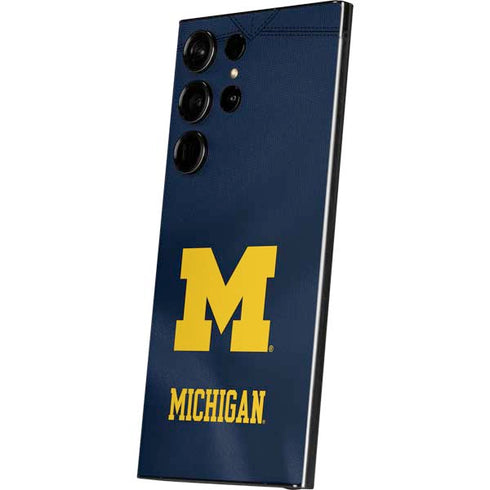 University of Michigan Blue Jersey Galaxy S25 Ultra Skin